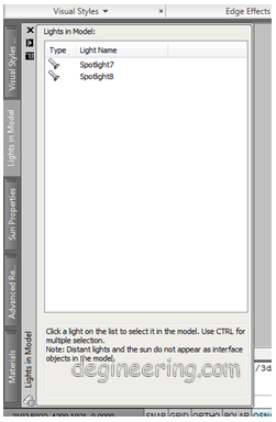 Gambar 07. Lights in model Gambar 07. Lights in model
