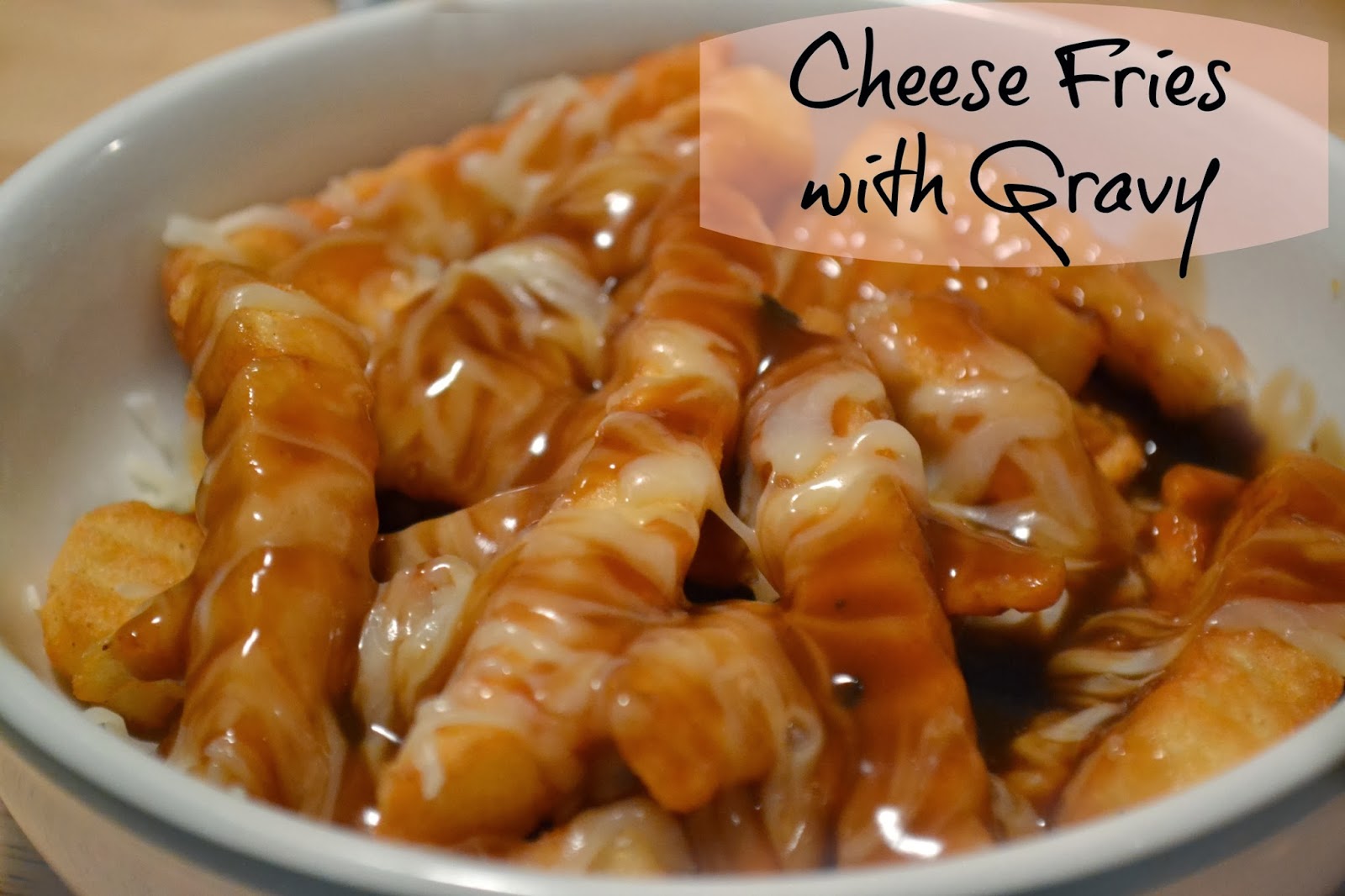 It's A Mom's World Cheese Fries With Gravy