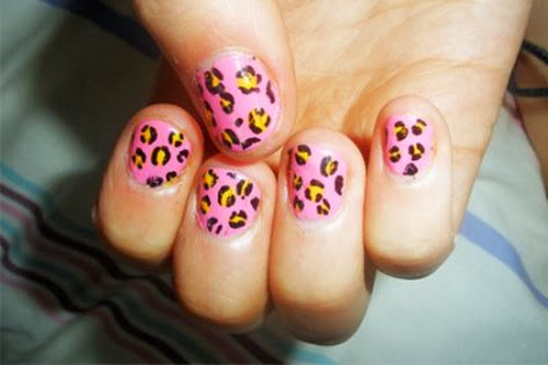 The Excellent Cheetah nail art designs Picture The Cool Cheetah nail art designs Photograph