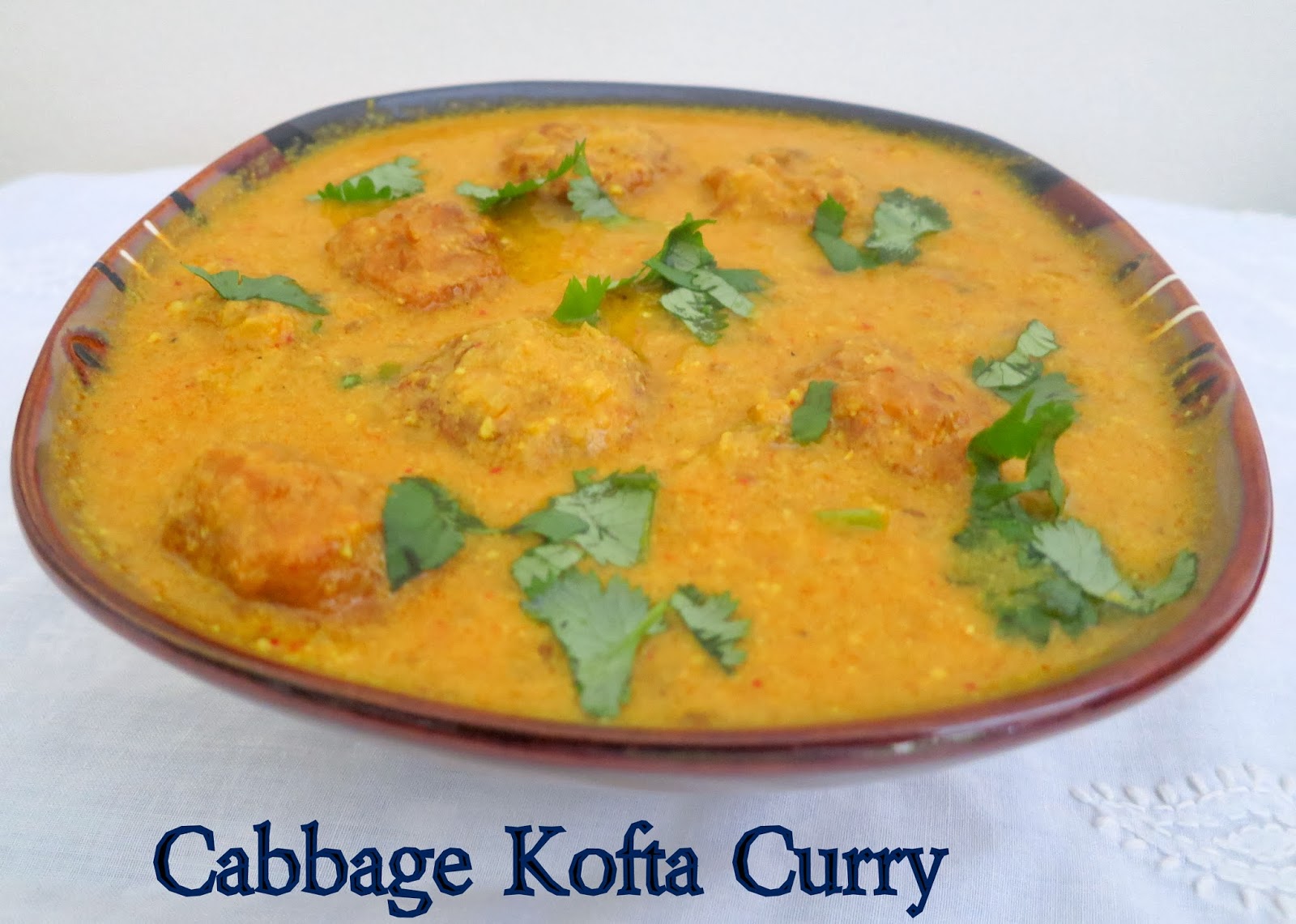 Simply Delicious Cabbage Kofta Curry