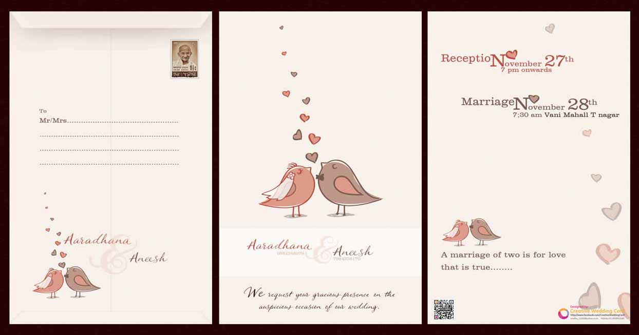 Creative Wedding Card