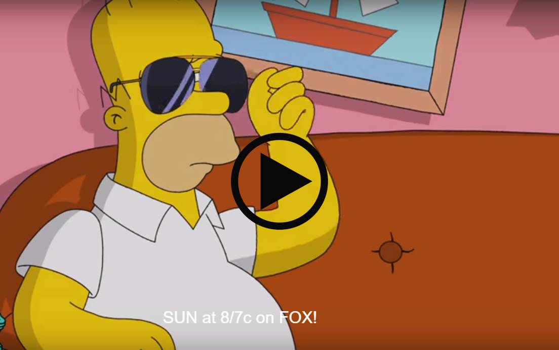 THE SIMPSONS LAZ Rider Couch Gag from "Teenage Mutant MilkCaused