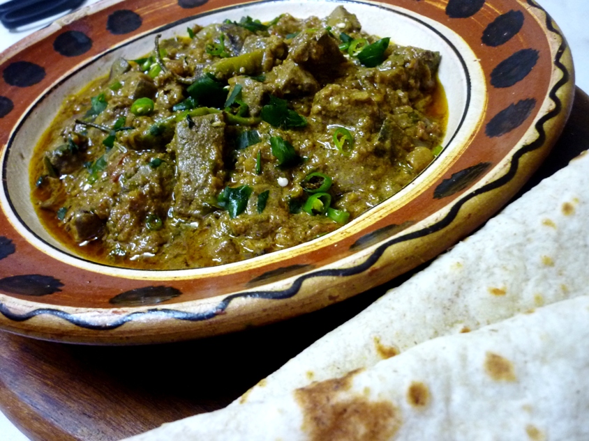 Rania Work with sugar'n spice Spicy Lamb Liver Curry