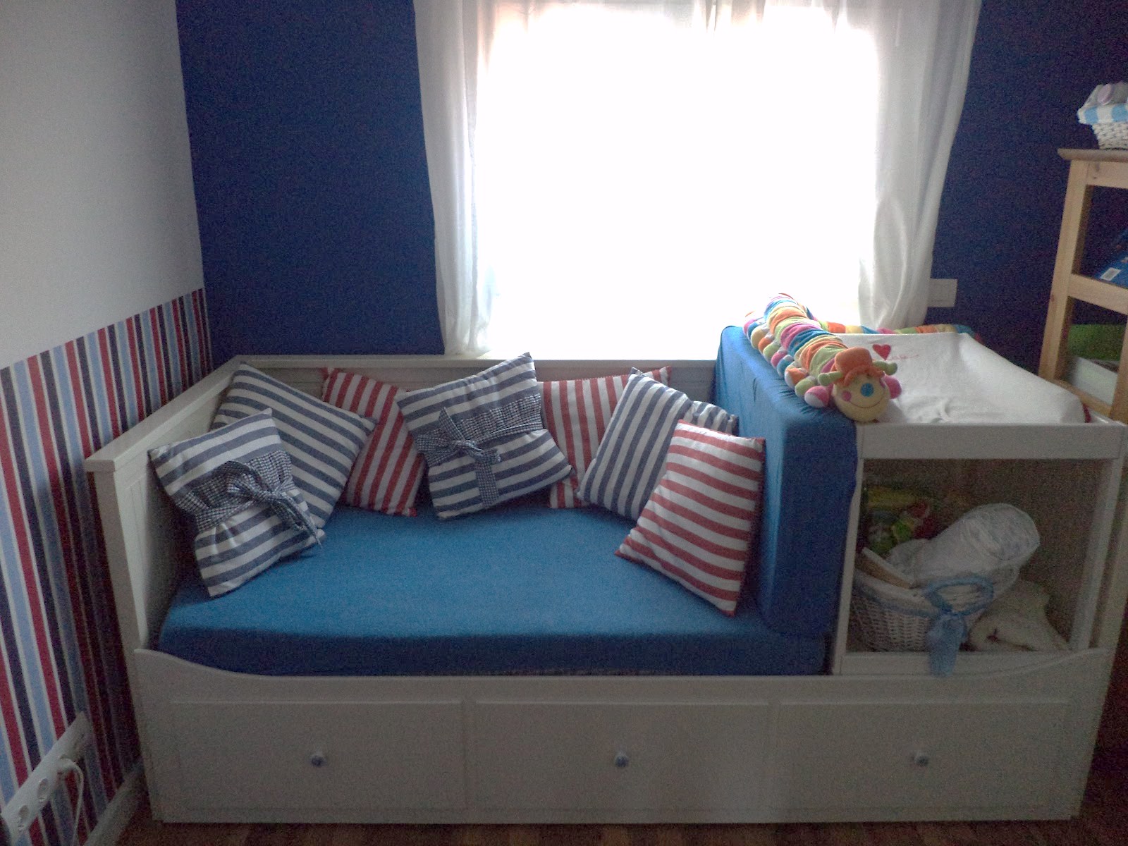 Guest bed makes space for baby changing table IKEA Hackers IKEA Hackers