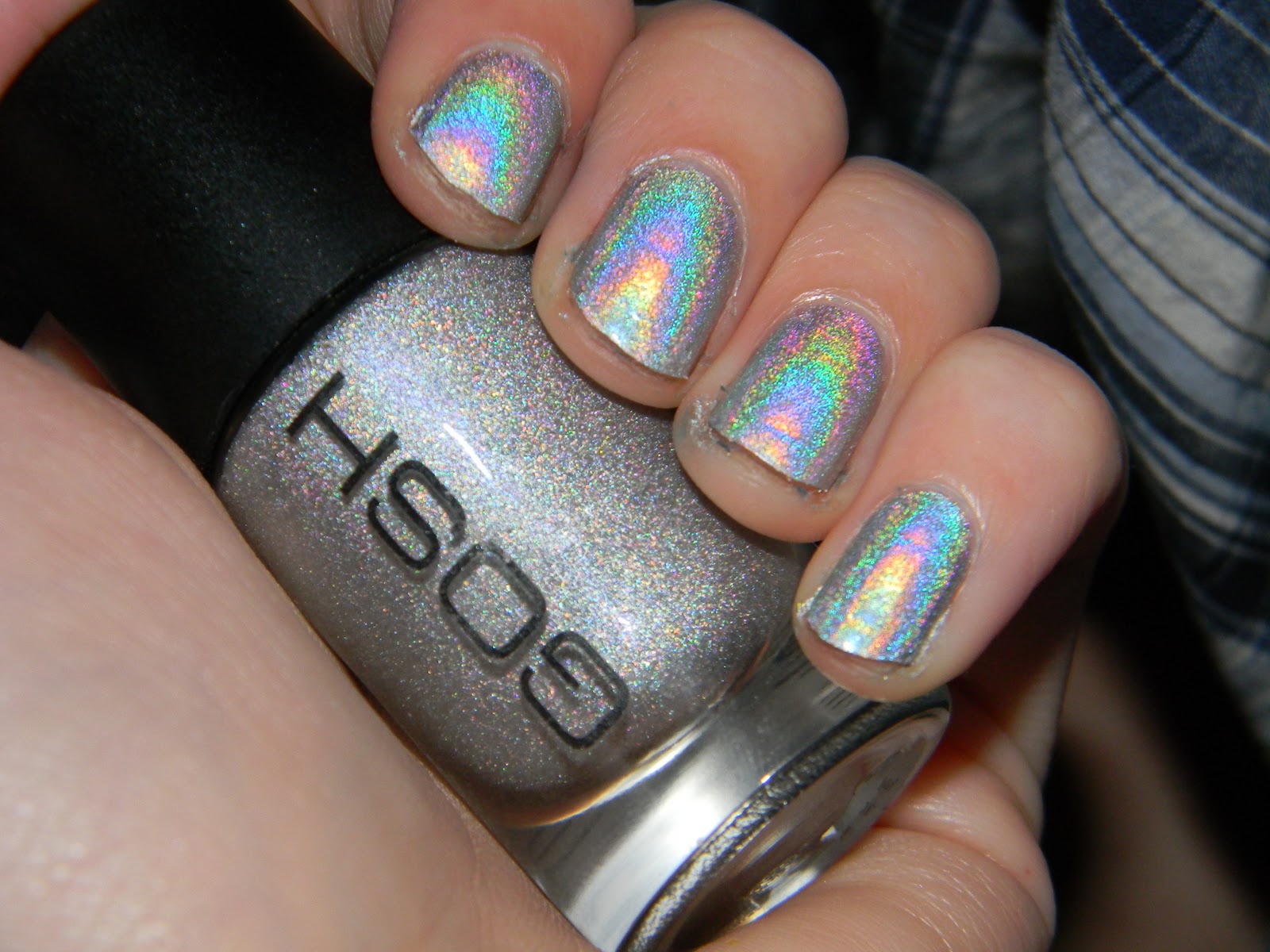 8. "Cobalt Blue and Purple Holographic Nails" - wide 5