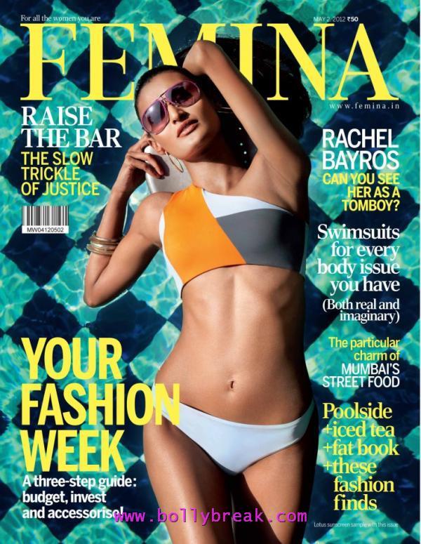 Rachel Bayros in Bikini Femina Magazine Cover Scan - Rachel Bayros Femina Magazine Cover Scan