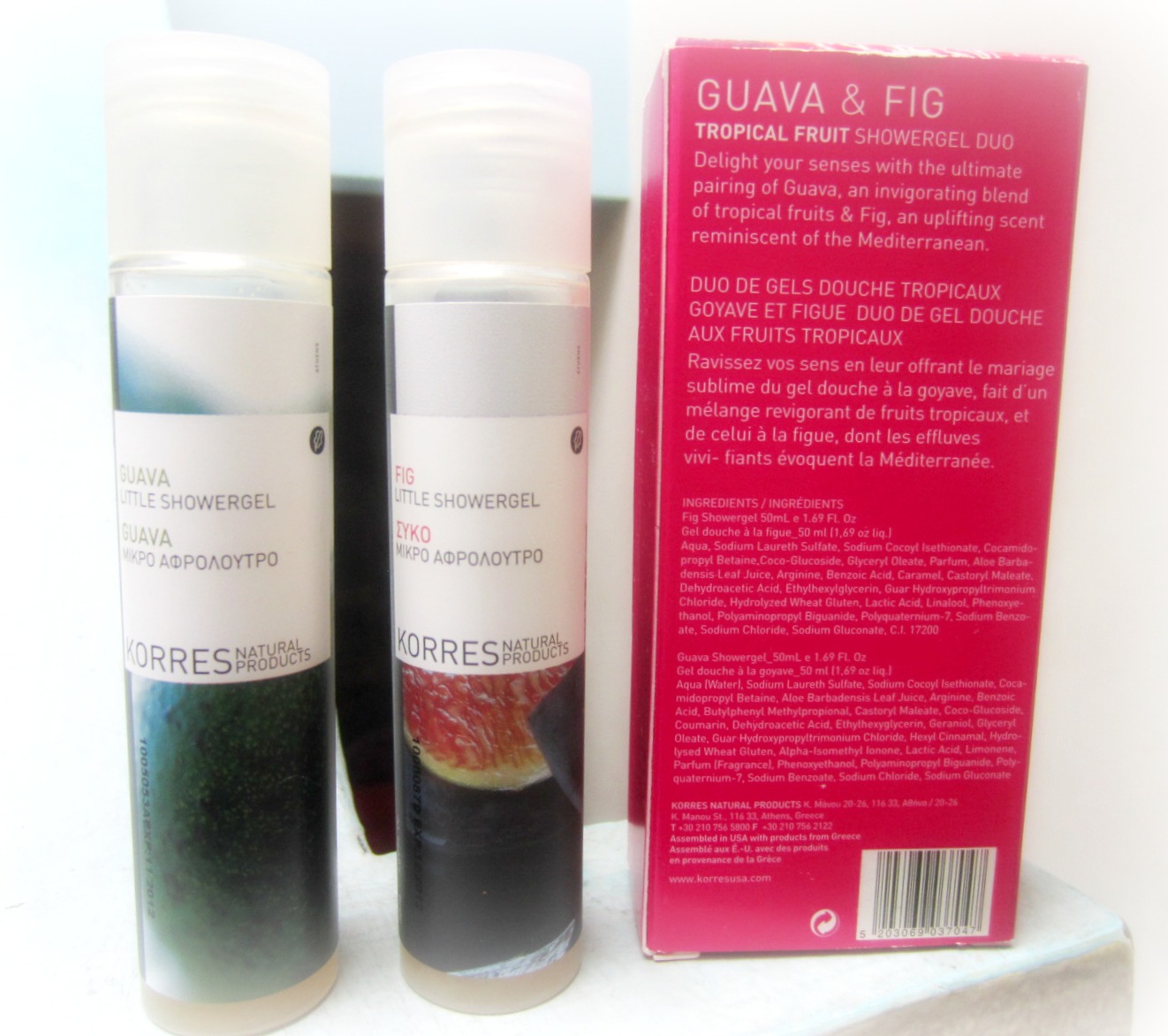 Review KORRES Guava & Fig Shower Gel Duo Two Thousand Things