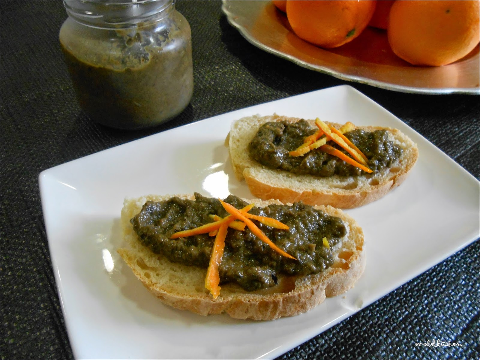 Tapenade de naranja. Mabel's Kitchen