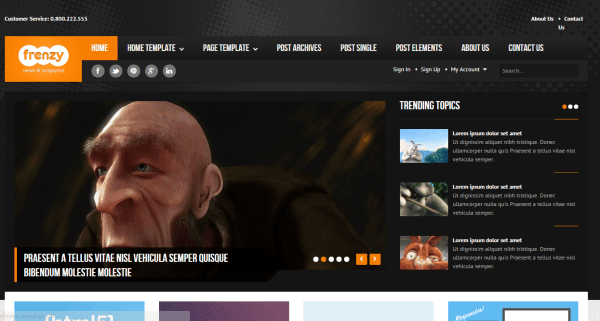 Frenzy - Responsive Bootstrap Template Frenzy - Responsive Bootstrap Template