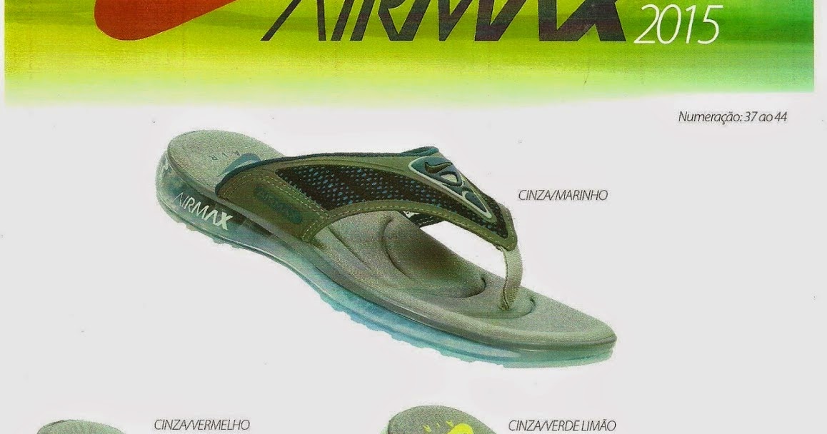 chinelo nike gel air max