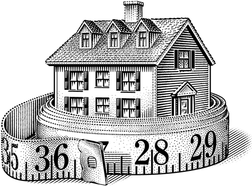 11-House-Measurements-Michael-Halbert-Scratchboard-Images-of-Animals-and-Architecture-www-designstack-co