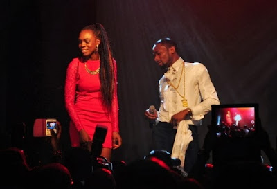 Photos: D'banj checks out Beverly Osu's butt on stage