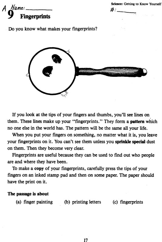 ELEMENTARY SCHOOL ENRICHMENT ACTIVITIES: CLASSY PRINTS - FINGERPRINTING