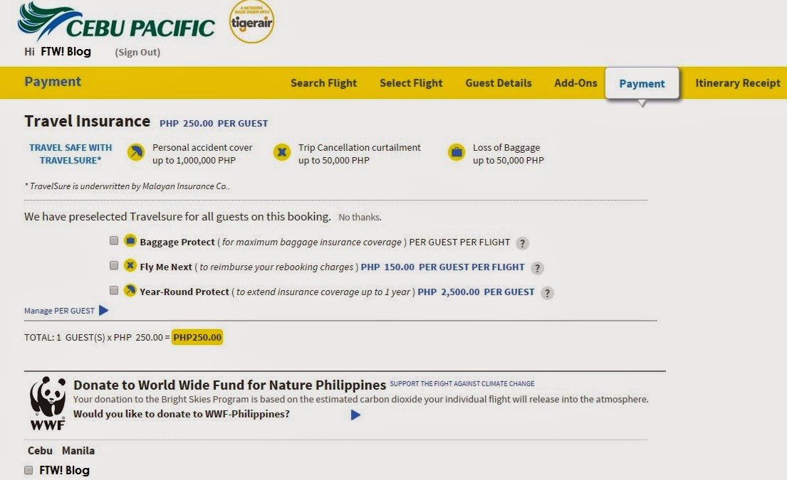 How To Online Booking for Cebu Pacific Food, Travel and Whatevs