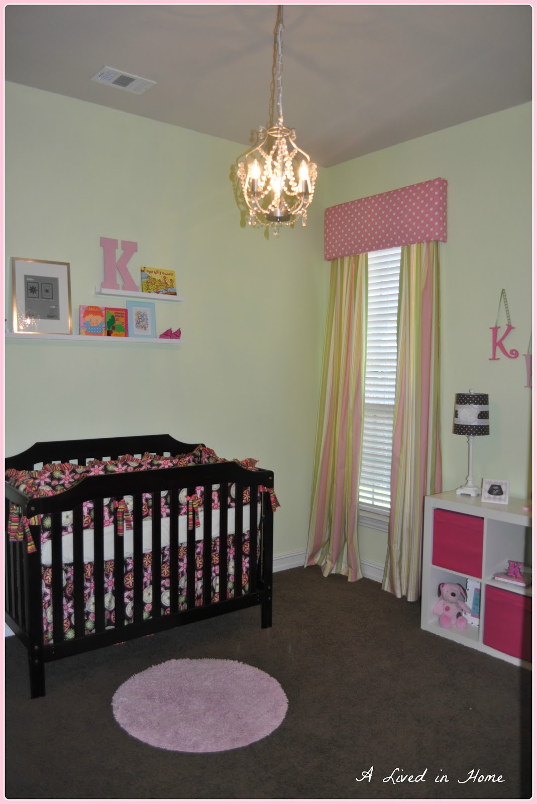 A Lived in Home Lime and Pink Nursery