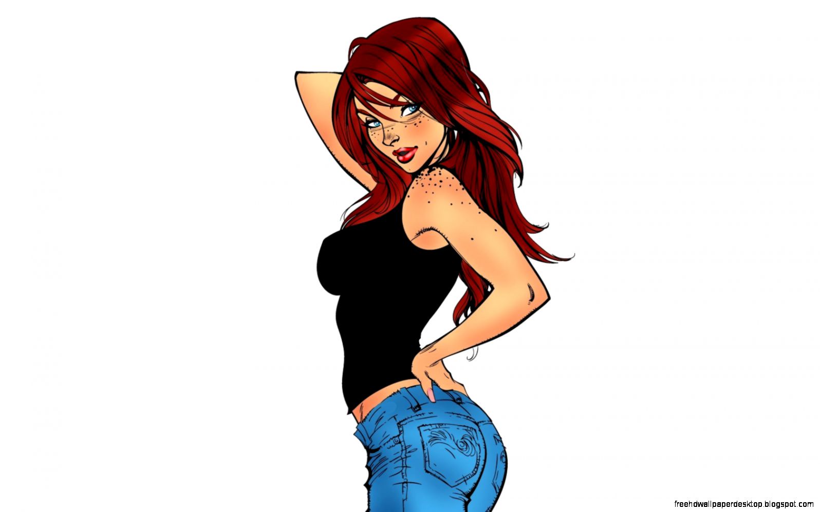 Mary Jane Watson Freckles Redhead Girl HD Wallpaper FreeWallsUp Mary Jane Watson Freckles Redhead Girl HD Wallpaper FreeWallsUp