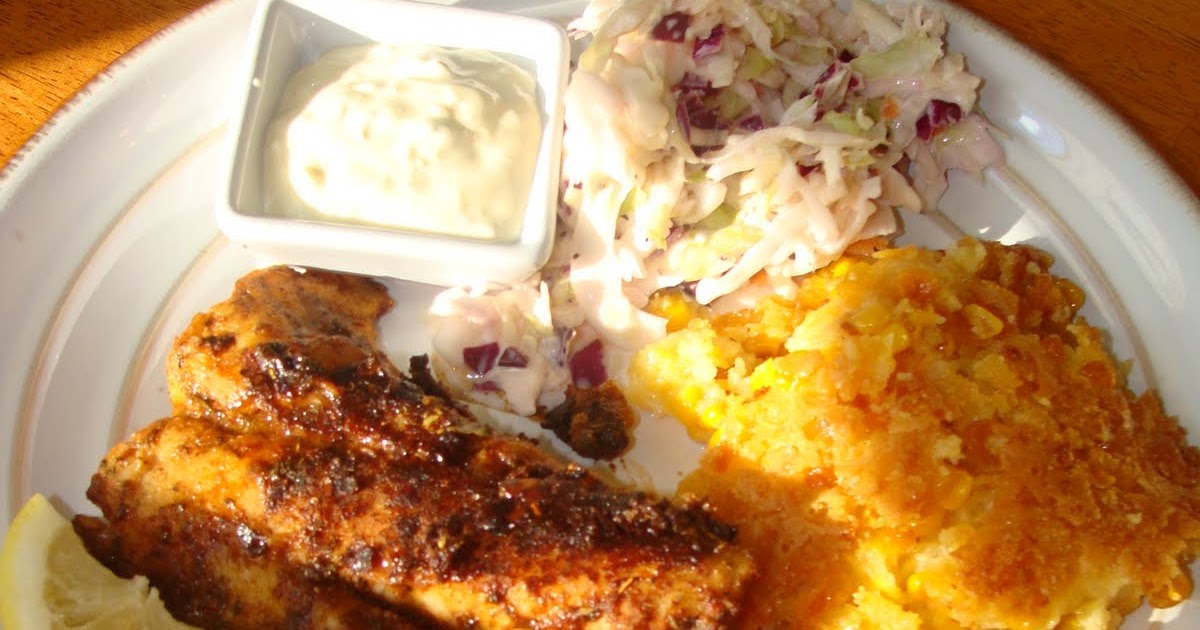 Just Cooking Blackened Striper