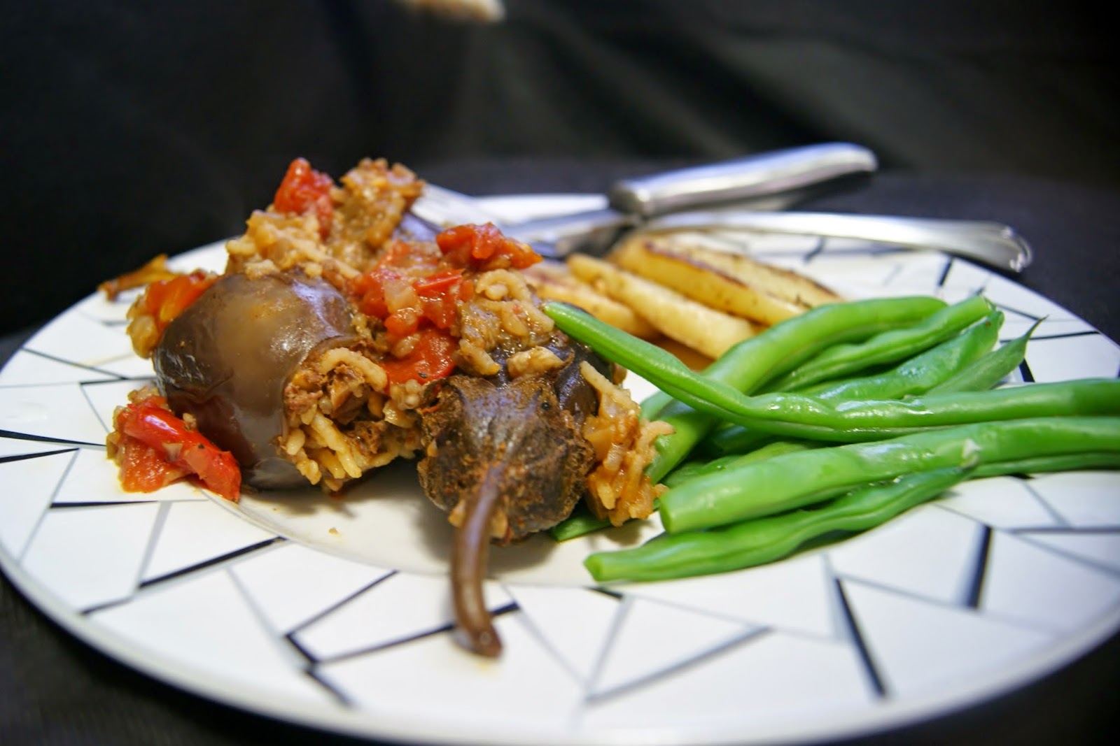 Lebanese Stuffed Eggplant