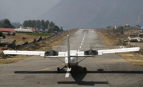 tenzing hillary nepal Airport Paling diTakuti Pilot Sedunia