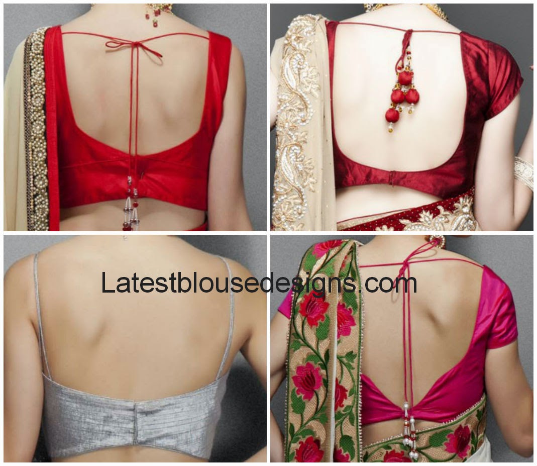 daily wear blouse back neck designs