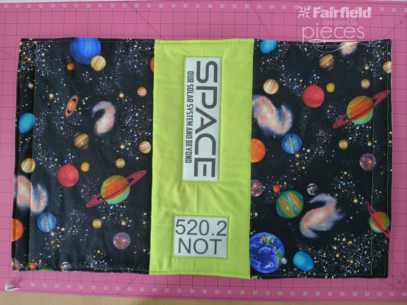 Pieces by Polly Giant Quilted Book Cushion Tutorial Lesson 2 of 2