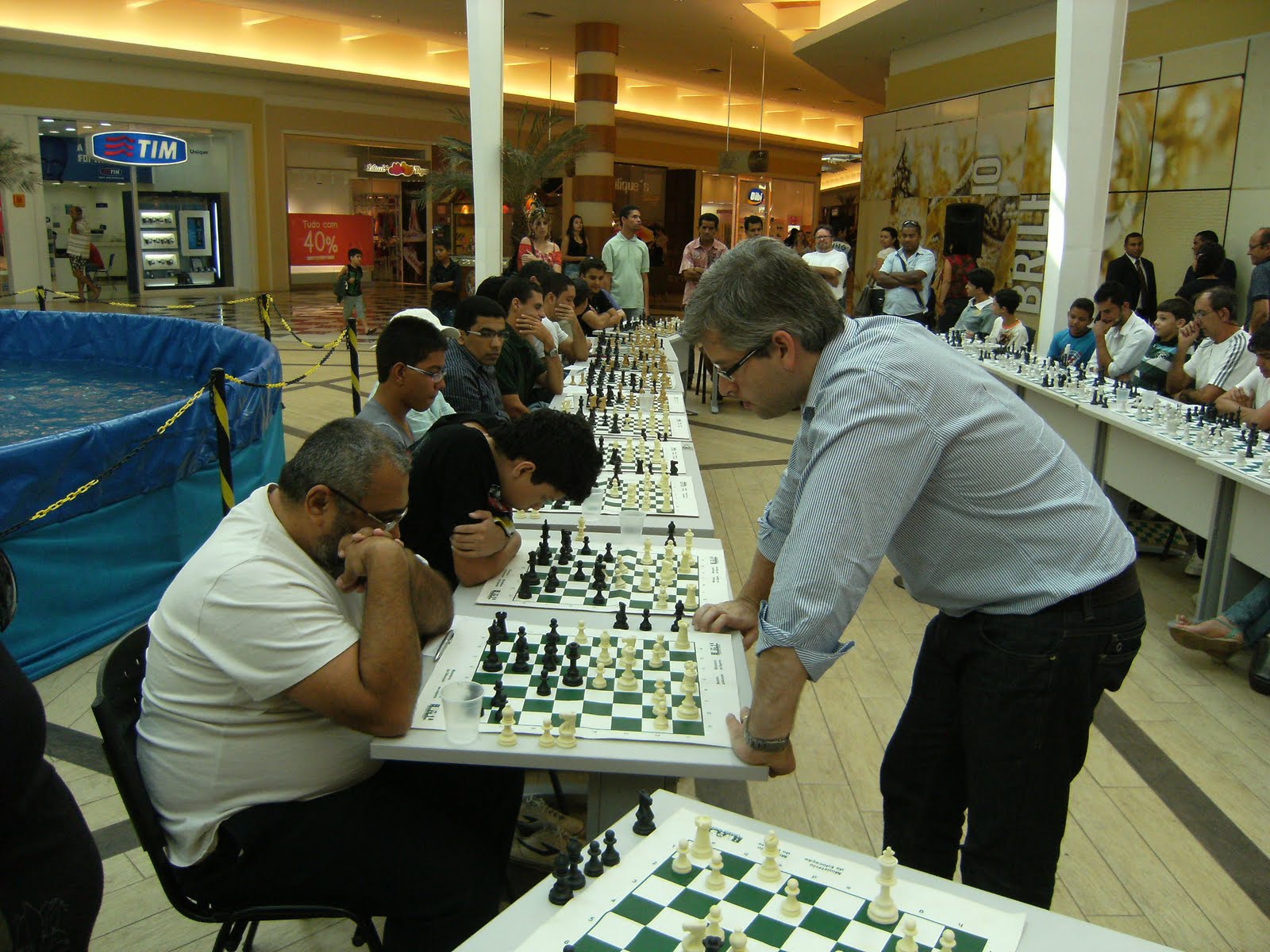 Simultânea de Xadrez em Palmas com GM Giovanni Vescovi