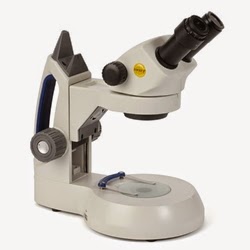 Swift Optical SM105 stereo dissecting microscope is cordless.