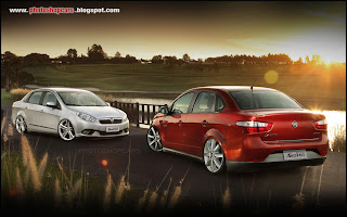 Carros: papéis de parede/wallpapers: Grand Siena Tuning e Rebaixado