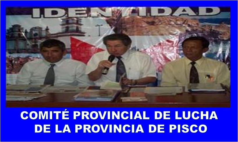 Comité Provincial de Lucha de la Provincia de Pisco