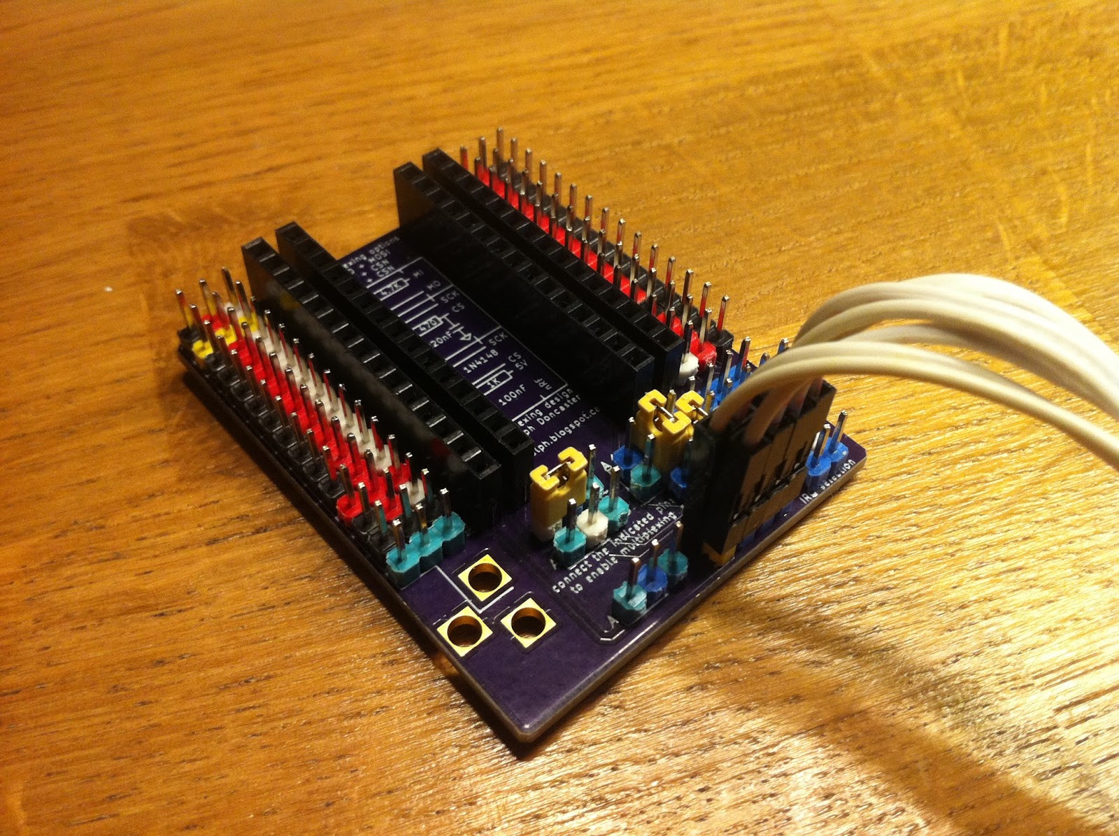 DvdDouden's Arduino Projects First prototyping board assembled!