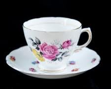 rose tea cup