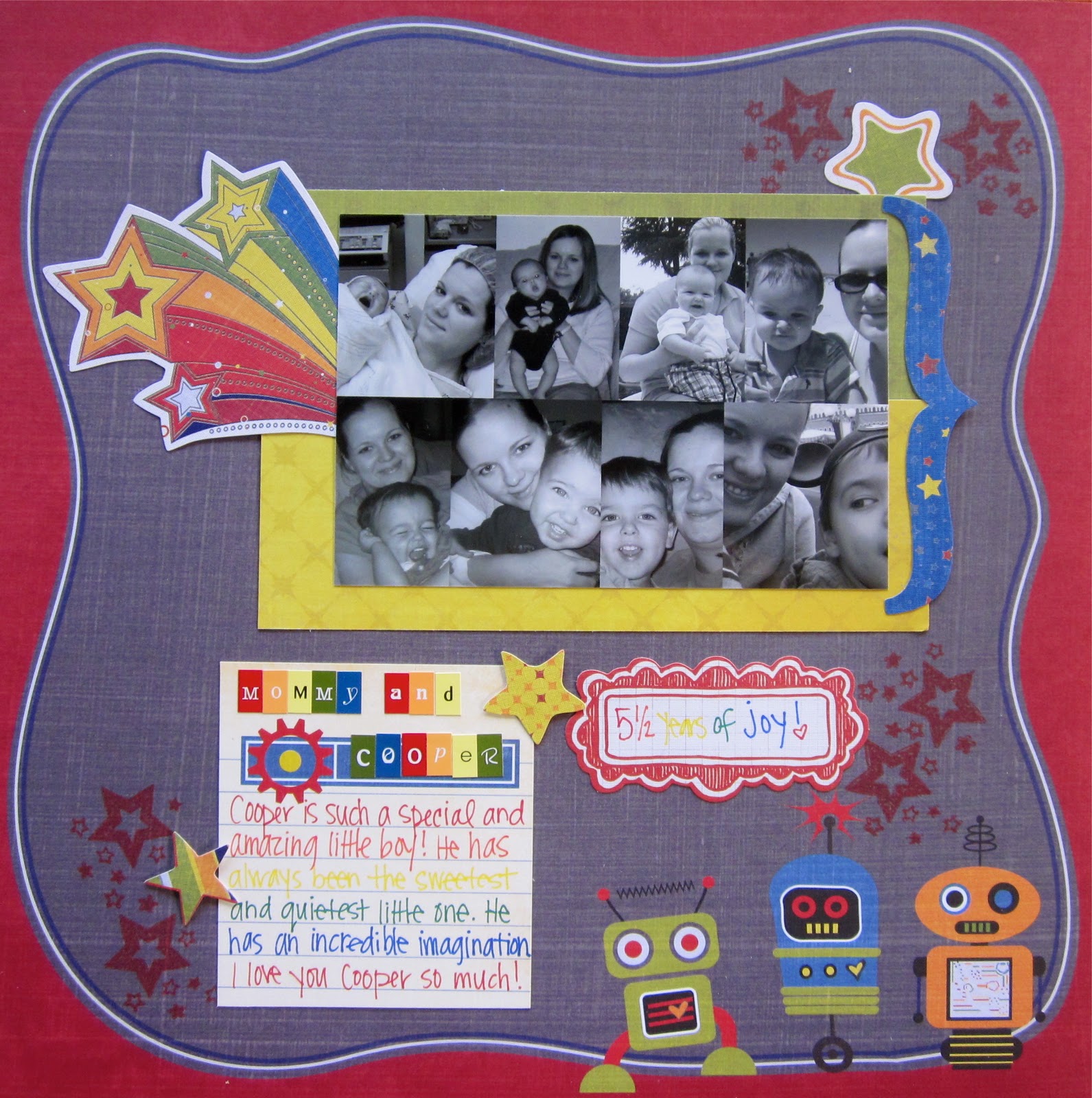 Enjoying Life With 4 Kids May 2010 Scrapbook Pages