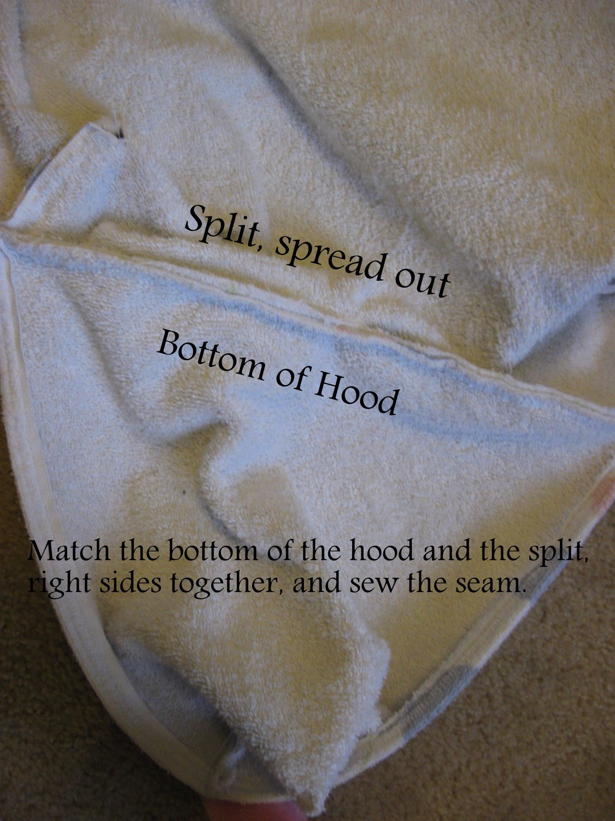 Murrayed Life Make a Toddler Robe from a Single Bath Towel