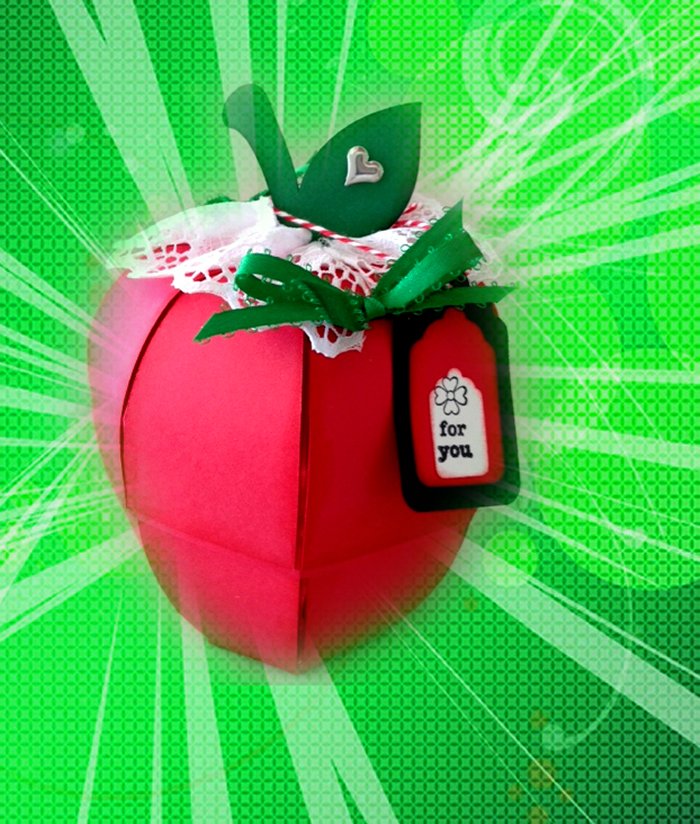 Craft Creations Miss Baker's 3D Apple Box