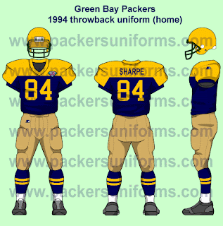 green bay packers retro jersey