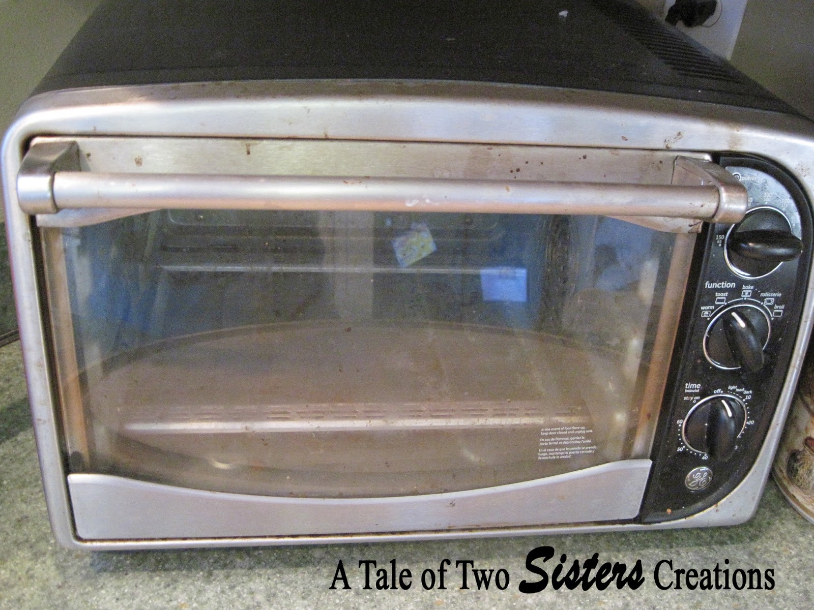 A Tale of Two Sisters Creations How to Clean Toaster Oven and Remove