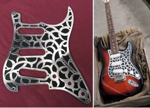 Metal Guitar Pickguards, Covers & Plates ~ Stratocaster ... epiphone stratocaster wiring diagram 