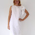 Eco Fashion Chic: Refreshing White Organic Linen Dress