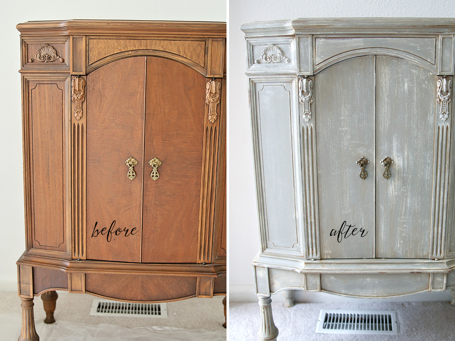 Inspirations Chalk Paint Cabinet Makeover