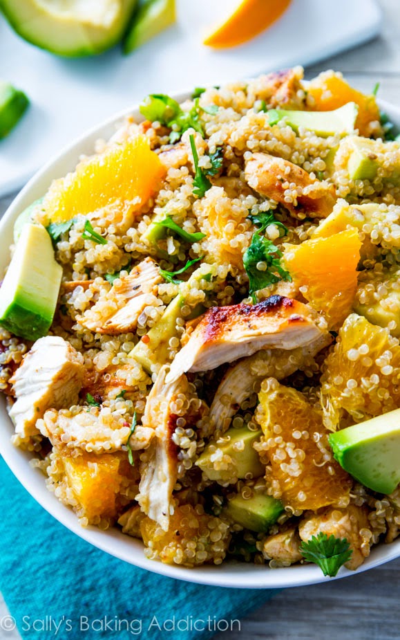 A Fit Nurse Citrus Chicken Quinoa Salad