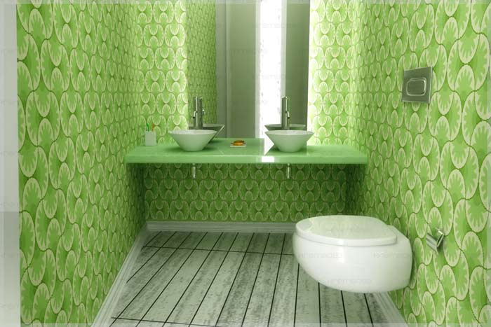 Amo la decoración: BAÑOS COLORIDOS