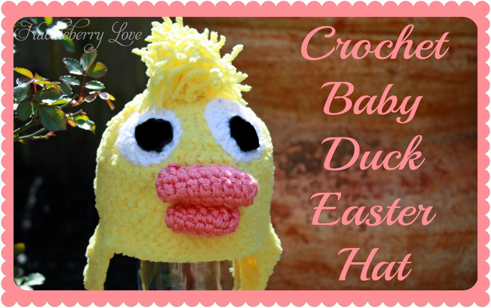 Crochet Baby Duck Easter Hat by Huckleberry Love