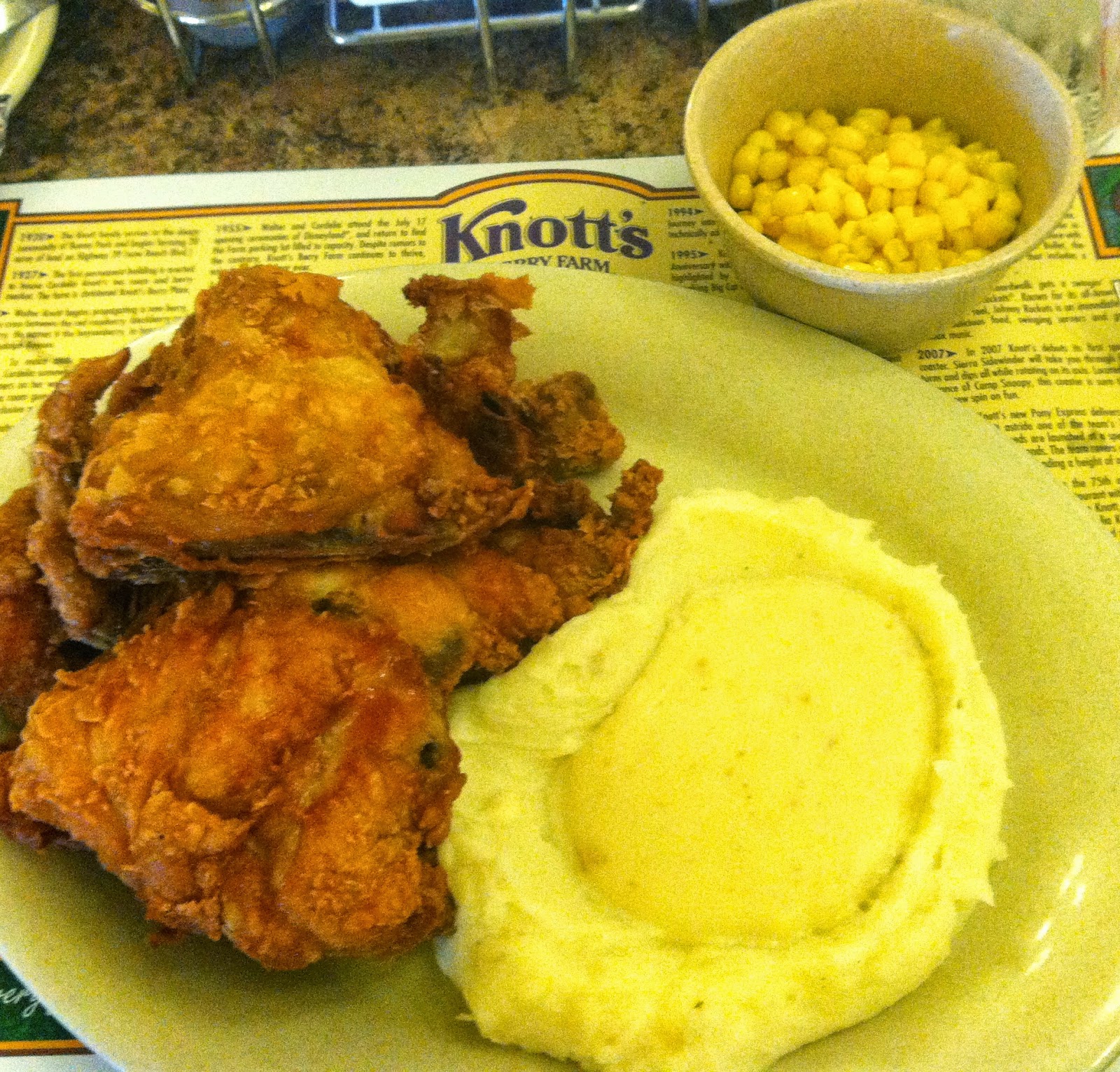 Knott's Berry Farm Mrs. Knott's Fried Chicken Dinner