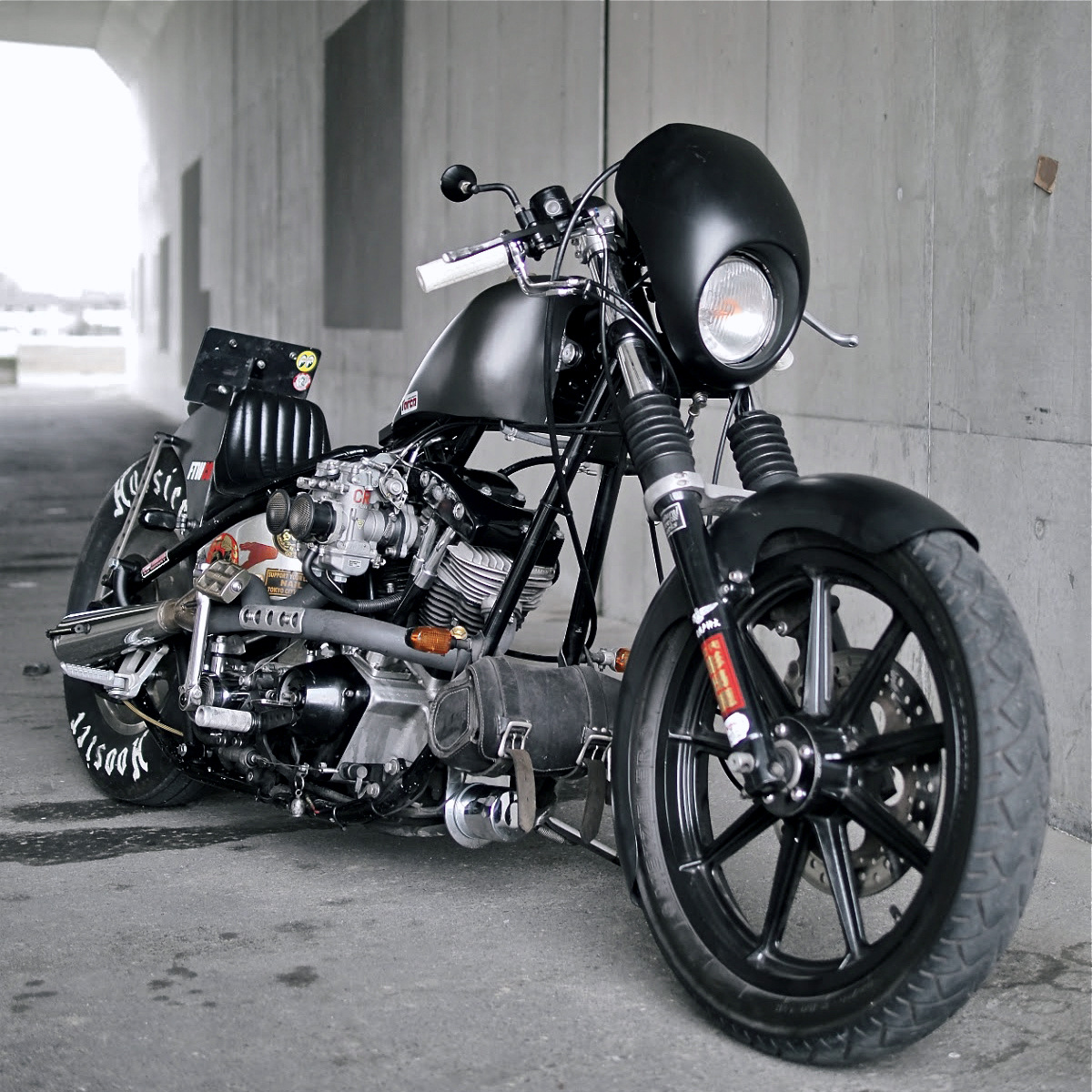 Shovelhead by Neo Tokushima Inazuma café racer