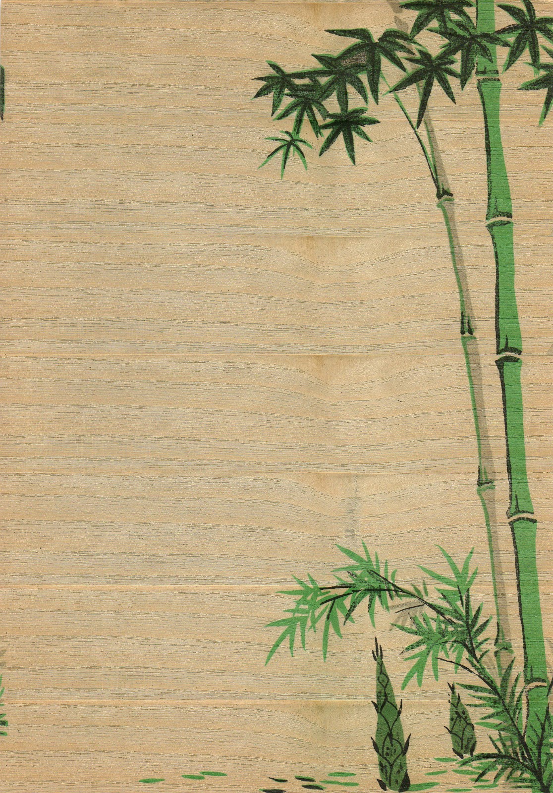 Leaping Frog Designs Vintage Japanese Paper Backgrounds Blossoms