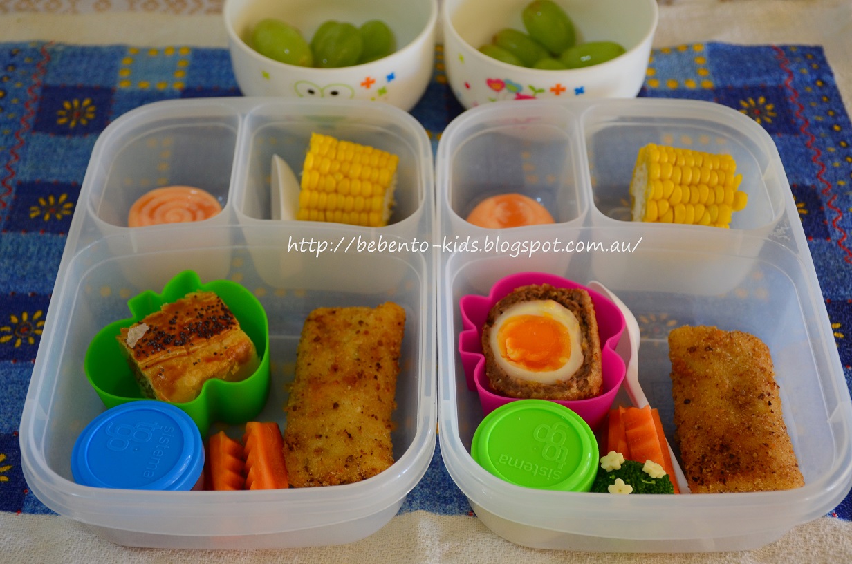 Bebento Kids Scotch Egg and Sausage Roll Bento