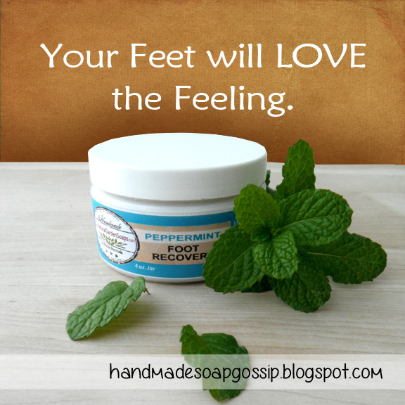 Handmade Soap Gossip Peppermint Foot Recovery