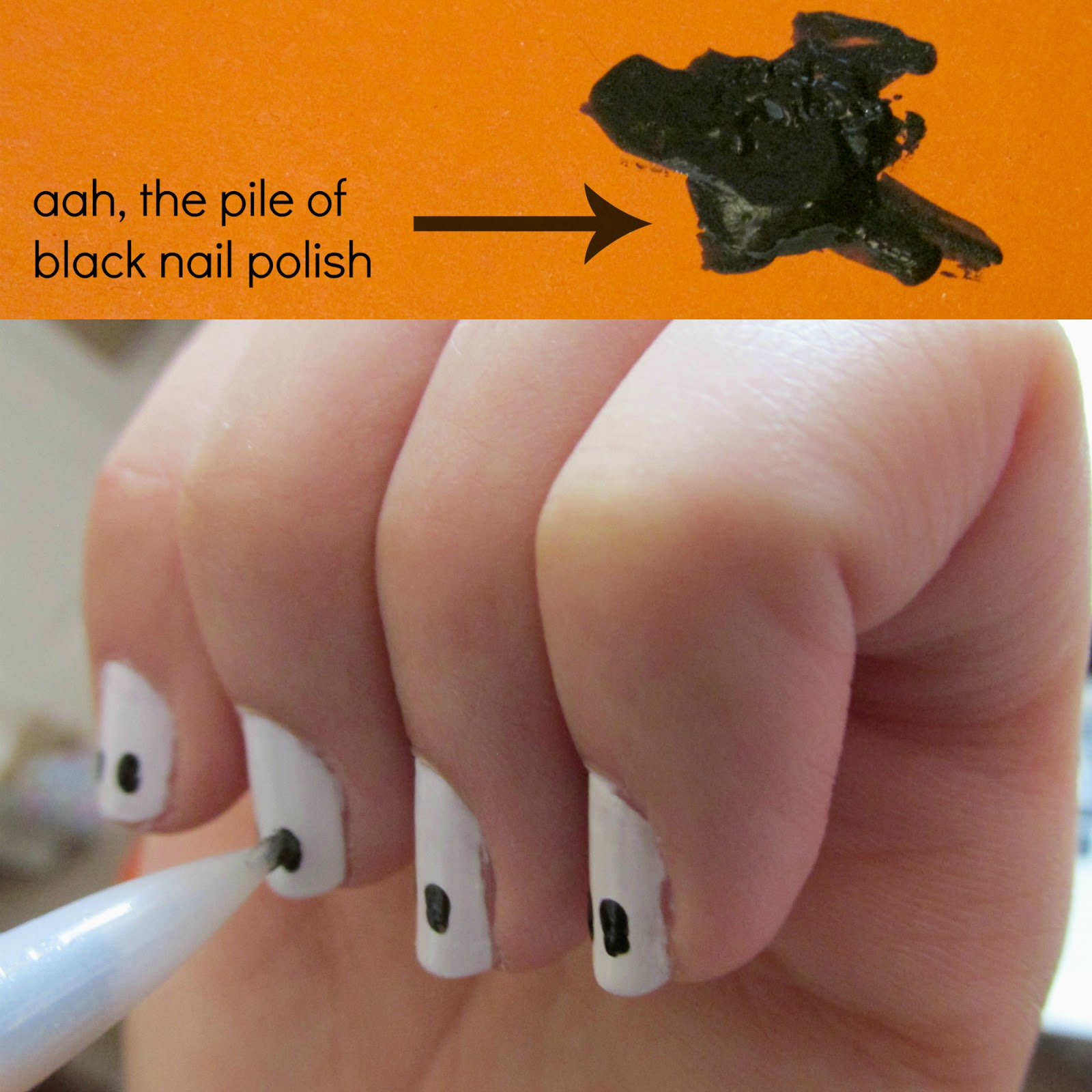 Unspoken Spells: DIY Ghost Nails