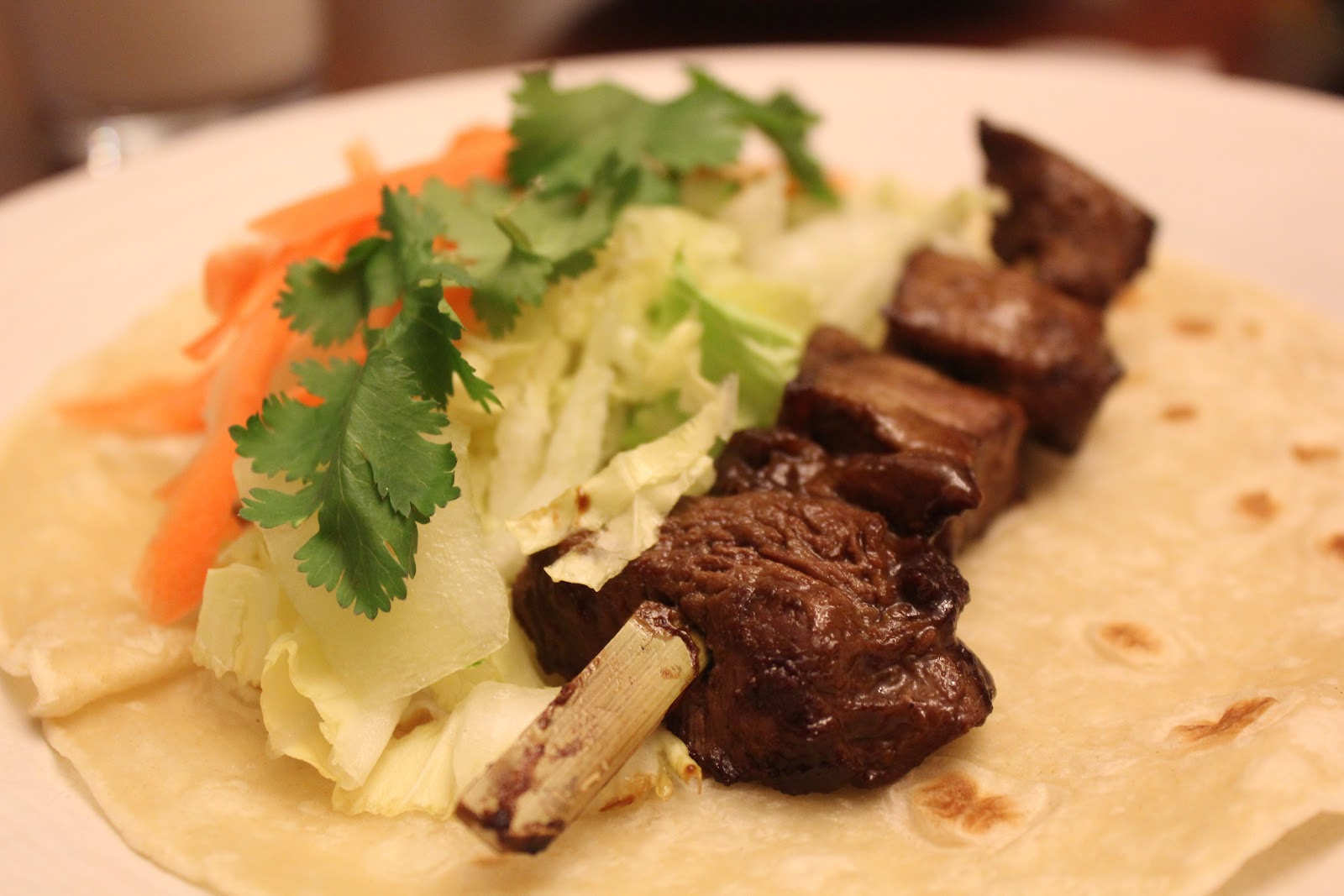 Wish In One Hand... Beef Wasabi Tacos