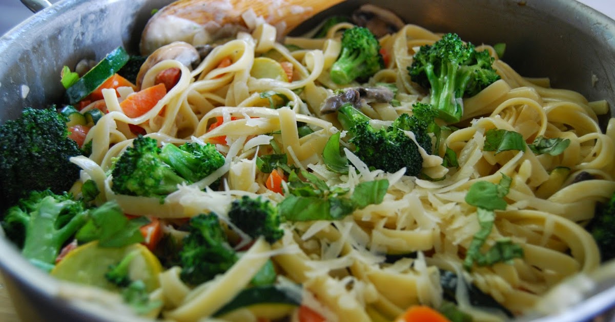 Gather Round Our Table Veggie Pasta Alfredo